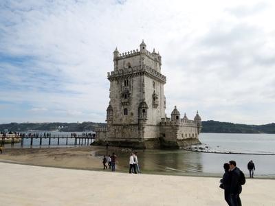A lisszaboni Belem torony-stock-foto