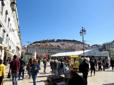 Lisszabon - Városkép-stock-foto