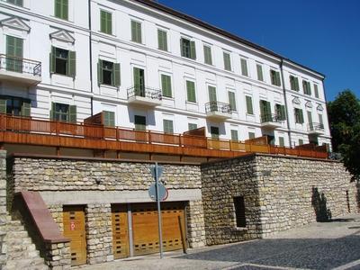 Balatonfüred, 2008. augusztus 31.Az újjávarázsolt Horváth Ház Balatonfüreden. A Dunántúl legjelentõsebb copfstílusú alkotása.-stock-foto