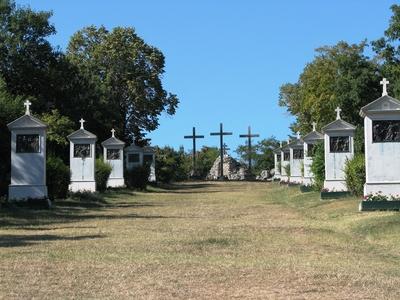 Tihany, 2008. augusztus 31.A tihanyi Kálvária domb.-stock-foto