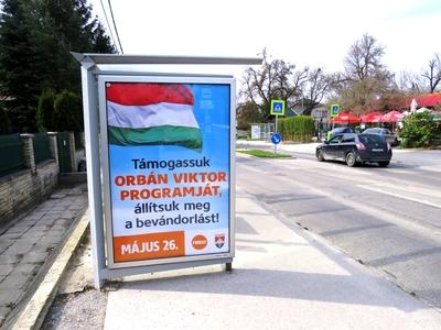 Politikai propaganda plakát-stock-foto