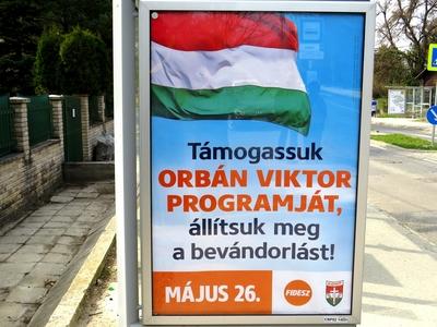 Politikai propaganda plakát-stock-foto