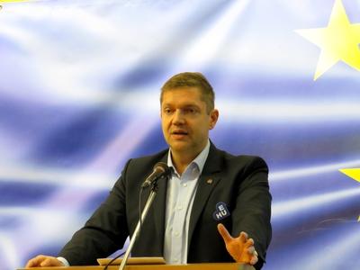 Tóth Bertalan, a Magyar Szocialista Párt elnöke-stock-foto