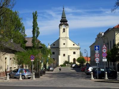 Szarvasi Ótemplom-stock-foto