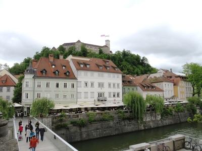 Városkép - Ljubljana-stock-foto