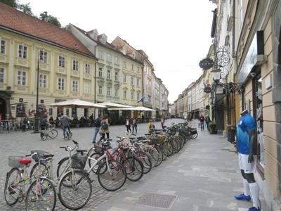 Ljubljana - Belváros-stock-photo