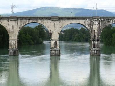 Isonzo folyó-stock-foto