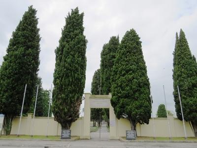 Osztrák-magyar katonai temetõ - Redipuglia-stock-foto