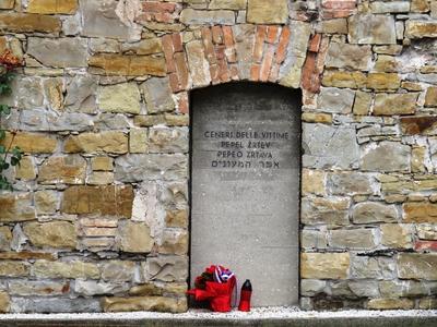 Trieszt - Náci koncentrációs tábor - Hamvak-stock-foto