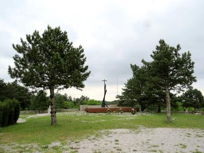 A basovizzai tömegsír-stock-foto