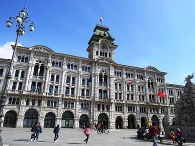 A trieszti városháza-stock-foto