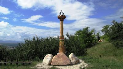 Szada - Trianon emlékmû-stock-foto