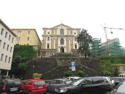 A trieszti Santa Maria Maggiore Szentély-stock-foto