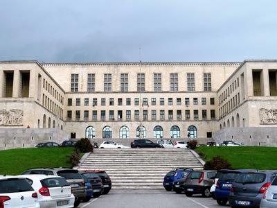 A trieszti egyetem-stock-foto