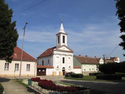 Sárvár (Hungary), 11 September 2016Lutheran Church.Evangélikus templom.-stock-foto
