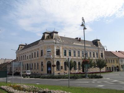 Sárvár (Hungary), 11 September 2016The City Centre.Városközpont. Kossuth Lajos tér.-stock-foto