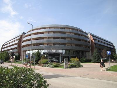 Sárvár (Hungary), 11 September 2016Spirit hotel, thermal tourism.Spirit szálló.-stock-photo