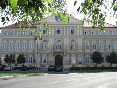 Szombathely (Hungary), 12 September 2016The county hall.A megyeháza.-stock-foto