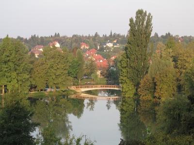 Szombathely (Hungary), 12 September 2016The boating Lake and its environment.A csónakázó tó és természeti környezete.-stock-photo
