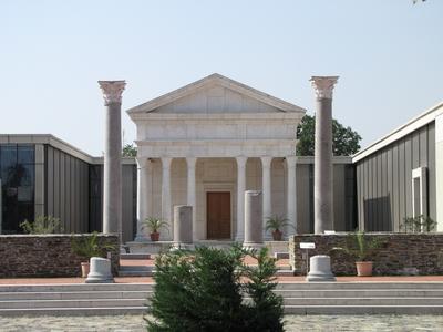 Szombathely (Hungary), 12 September 2016The Isis Shrine. The roman temple.Az Isis szentély. Római kori templom.-stock-photo