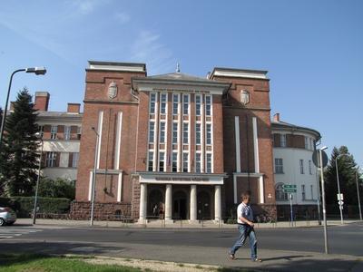 Szombathely (Hungary), 12 September 2016The Savaria University.A Savaria egyetem központja.-stock-foto