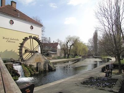 A tapolcai Malom-ház-stock-foto