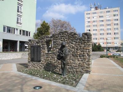 Tapolcai emlékmû-stock-foto