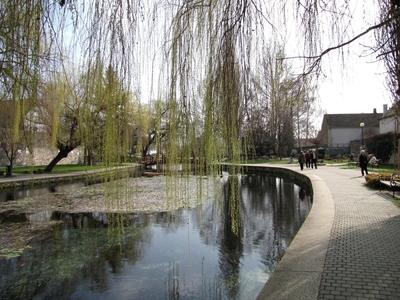 Tapolca - Malomtó-stock-foto