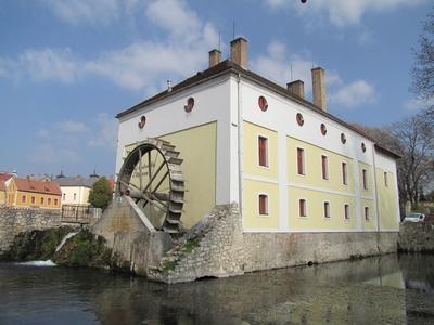 A tapolcai Malom-ház-stock-foto