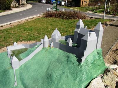 Szigligeti makett-stock-foto