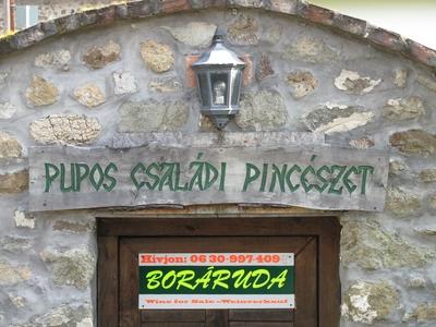 Szigliget - Pupos pince - Borozó-stock-foto