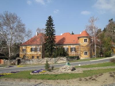 Szigliget - Esterházy kastély-stock-foto