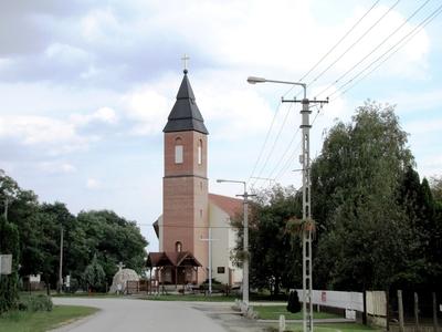 Nyáregyháza - Településkép-stock-photo