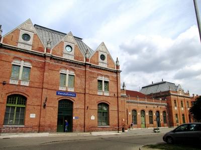 Ceglédi vasútállomás-stock-foto