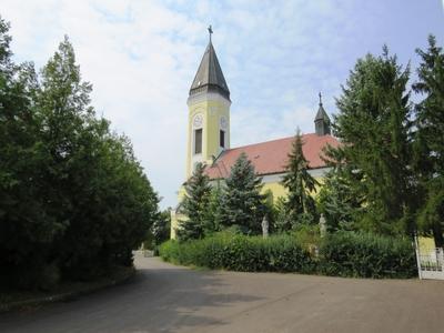 Galgamácsa katolikus temploma-stock-photo