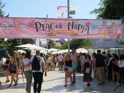 Budapesti piacok napja-stock-foto