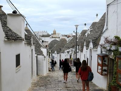 Alberobellói itca trullókkal - Olaszország-stock-foto