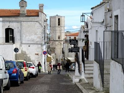 Monte S. Angelo - Gargano-félsziget - Olaszország-stock-foto