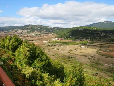 Völgy a Gargano-félszigeten - Olaszország-stock-foto