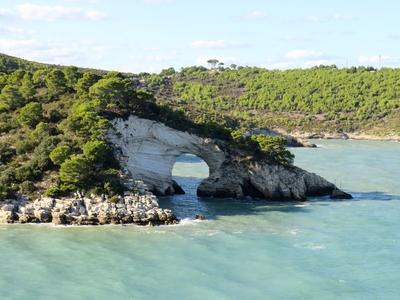 Tengeri kapu - Gargano-félsziget - Olaszország-stock-foto
