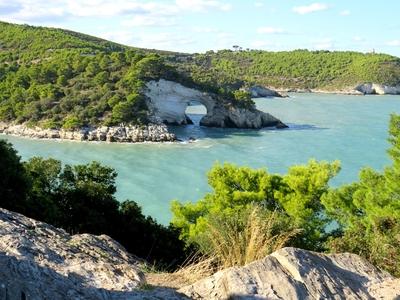 Tengeri kapu - Gargano-félsziget - Olaszország-stock-foto