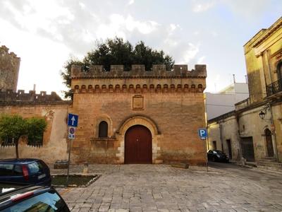 San Vito dei Normanni - Középkori vára - Olaszország-stock-foto