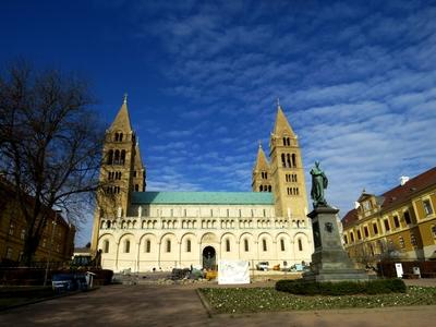 A pécsi Dóm-stock-foto