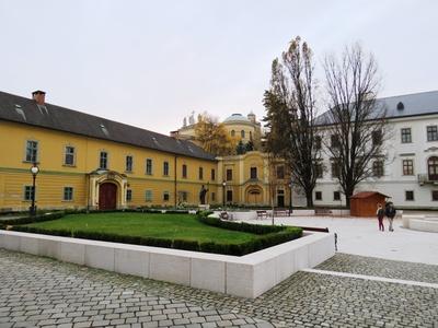 Egri püspöki palota-stock-foto