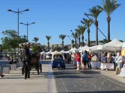 Brindisi tengerparti sétánya - Olaszország-stock-foto