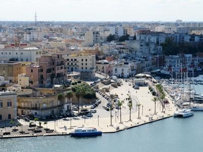 Brindisi - Olaszország - Kilátás-stock-foto