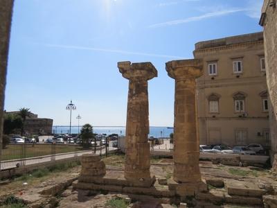 Dór oszlopok - Taranto - Olaszország-stock-foto