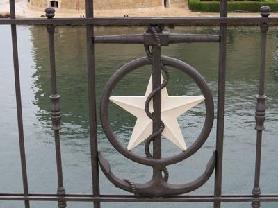 Olasz haditengerészet - Embléma-stock-foto