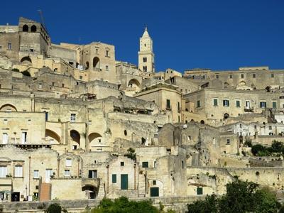 Matera, a kóváros-stock-foto