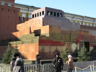 Moszkva - Lenin mauzóleum-stock-photo